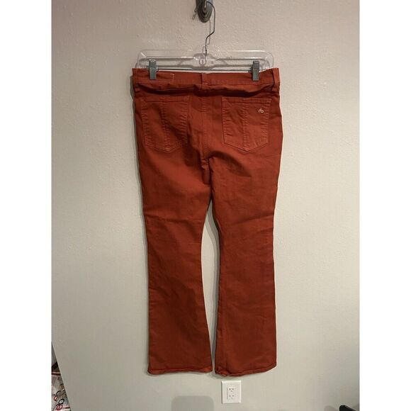 Rag & Bone Orange Elephant Bell Flare Flared Jeans Womens Size 29 - Picture 6 of 9